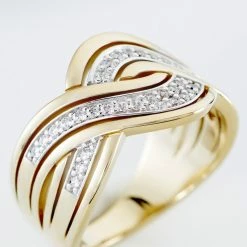 Histoire D'Or Bague Dareia Plaqué Or Jaune Oxyde De Zirconium Blanc 9 Histoire D'Or Bague Dareia Plaqué Or Jaune Oxyde De Zirconium Blanc -Colliers Fantaisie Soldes FQDFJZW580 view3