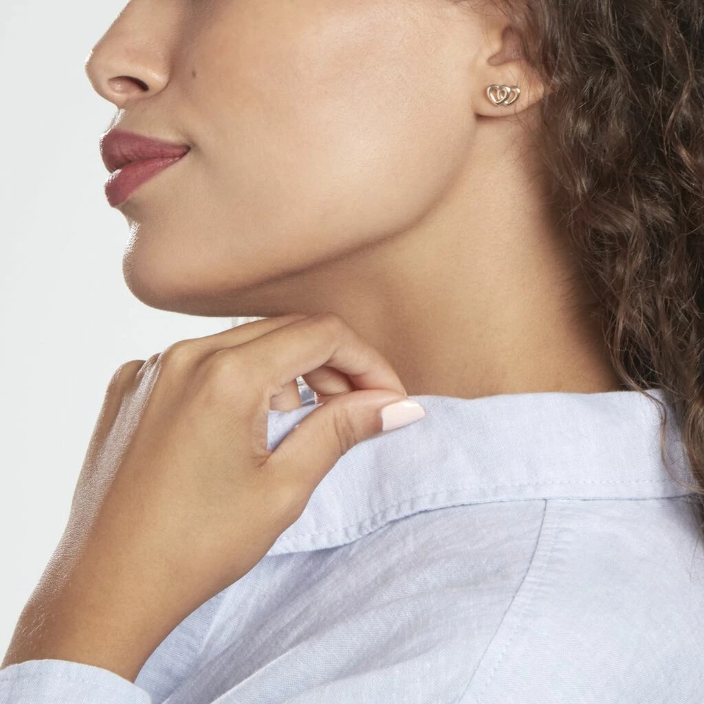 Histoire D'Or Boucles D'oreilles Puces Marie-laureae Plaque Or Jaune 4 Histoire D'Or Boucles D'oreilles Puces Marie-laureae Plaque Or Jaune – Image 4