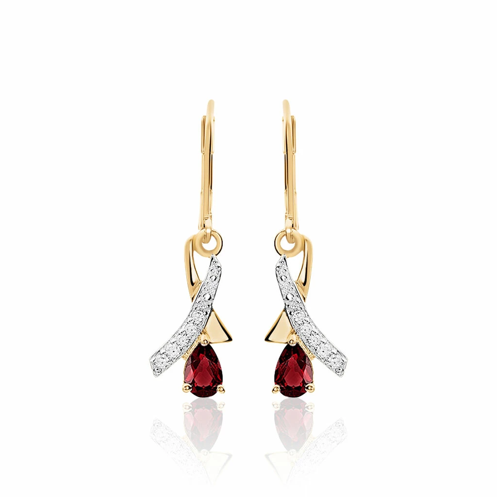 Histoire D'Or Boucles D'oreilles Pendantes Dyanah Plaque Or Jaune Oxyde De Zirconium 1 Histoire D'Or Boucles D'oreilles Pendantes Dyanah Plaque Or Jaune Oxyde De Zirconium