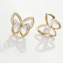 Histoire D'Or Boucles D'oreilles Pendantes Jelissa Plaqué Or Oxyde De Zirconium -Colliers Fantaisie Soldes FQOFJZW290 view2