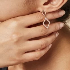 Histoire D'Or Boucles D'oreilles Brody Plaqué Or Jaune Oxydes De Zirconium 9 Histoire D'Or Boucles D'oreilles Brody Plaqué Or Jaune Oxydes De Zirconium -Colliers Fantaisie Soldes FQOFJZW467 model1