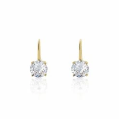 Histoire D'Or Boucles D'oreilles Pendantes Fippe Oxydes De Zirconium