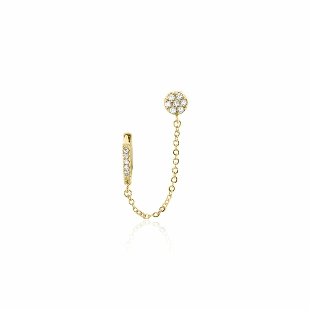 Histoire D'Or Bijou D'oreille Unitaire Plaqué Or Hesmee Oxyde De Zirconium 1 Histoire D'Or Bijou D'oreille Unitaire Plaqué Or Hesmee Oxyde De Zirconium