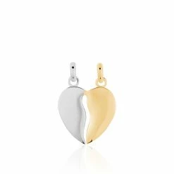 Histoire D'Or Pendentif Marie-stephanie Plaqué Or Bicolore