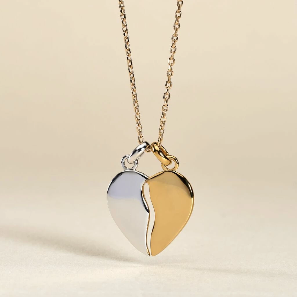 Histoire D'Or Pendentif Marie-stephanie Plaqué Or Bicolore 3 Histoire D'Or Pendentif Marie-stephanie Plaqué Or Bicolore – Image 3