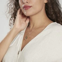 Histoire D'Or Pendentif Kauai Plaqué Or Jaune Pierre De Synthese -Colliers Fantaisie Soldes FQPFJNN001 model0