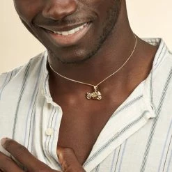 Histoire D'Or Pendentif Corantin Plaqué Or -Colliers Fantaisie Soldes FQPHJW0004 model0