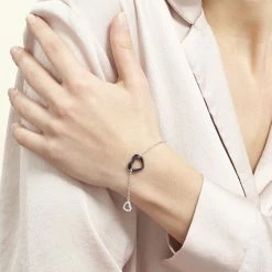 Histoire D'Or Bracelet Anissa Argent Blanc Céramique Et Oxyde De Zirconium -Colliers Fantaisie Soldes MABFBZW142 model1