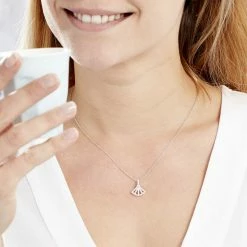 Laetizia Collier Sarita Argent Blanc Oxyde De Zirconium -Colliers Fantaisie Soldes MACFBZW275 model0