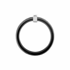 Histoire D'Or Bague Barette Bicolore Ceramique Argent Blanc Oxyde De Zirconium -Colliers Fantaisie Soldes MADFBXD009 view2