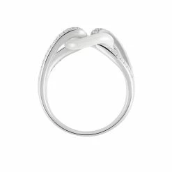Histoire D'Or Bague Link Argent Blanc Céramique Et Oxyde De Zirconium 8 Histoire D'Or Bague Link Argent Blanc Céramique Et Oxyde De Zirconium -Colliers Fantaisie Soldes MADFBXW139 view2