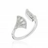 Laetizia Bague Sarita Argent Blanc Oxyde De Zirconium