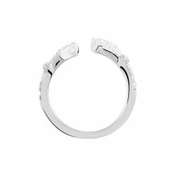 Laetizia Bague Sarita Argent Blanc Oxyde De Zirconium -Colliers Fantaisie Soldes MADFBZW386 view2