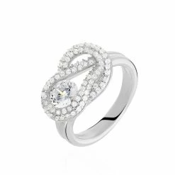 Bague Laetizia Pretty Argent Blanc Oxyde De Zirconium