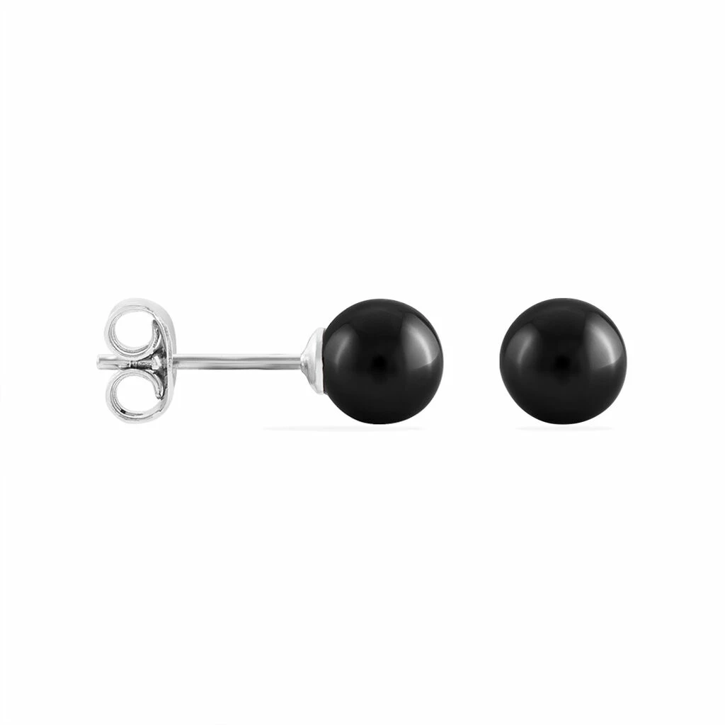 Histoire D'Or Boucles D'oreilles Puces Solene Argent Blanc Céramique 2 Histoire D'Or Boucles D'oreilles Puces Solene Argent Blanc Céramique – Image 2