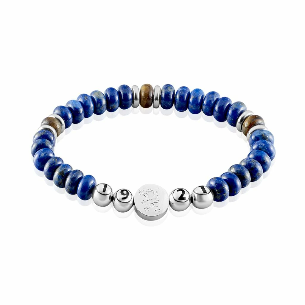 Bracelet Jourdan 1921 Acier Blanc œil De Tigre 1 Bracelet Jourdan 1921 Acier Blanc œil De Tigre