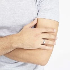 Jourdan Bague Madine Acier Blanc Diamant -Colliers Fantaisie Soldes MIDHBDW018 model0