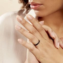 Histoire D'Or Bague Volta Ceramique Noir Céramique -Colliers Fantaisie Soldes MRDFNXN001 model0